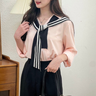 [GIẢM 80K ĐƠN 0K] [ KHÔNG KÈM KHĂN QUÀNG ] Áo sơ mi vạt chéo chất thô mềm dáng basic (SƠ MI DIỆP)