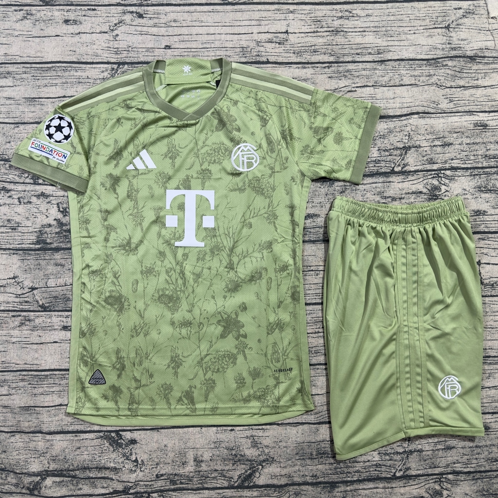 Áo Quần Bóng Đá Câu LẠC BỘ Bayern Munich - Chất Polyester -VẢI GAI THÁI CAO CẤP