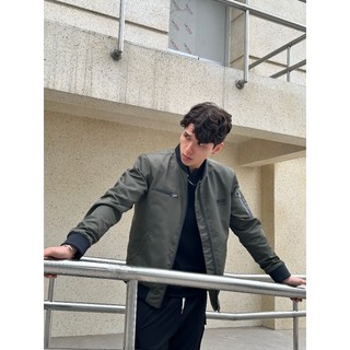 Áo Bomber Jacket Triiable Fullsize Basic Tối Giản