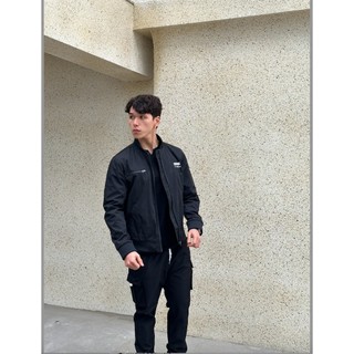 Áo Bomber Jacket Triiable Fullsize Basic Tối Giản
