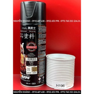H196-Sơn xịt samurai màu trắng ngọc trai