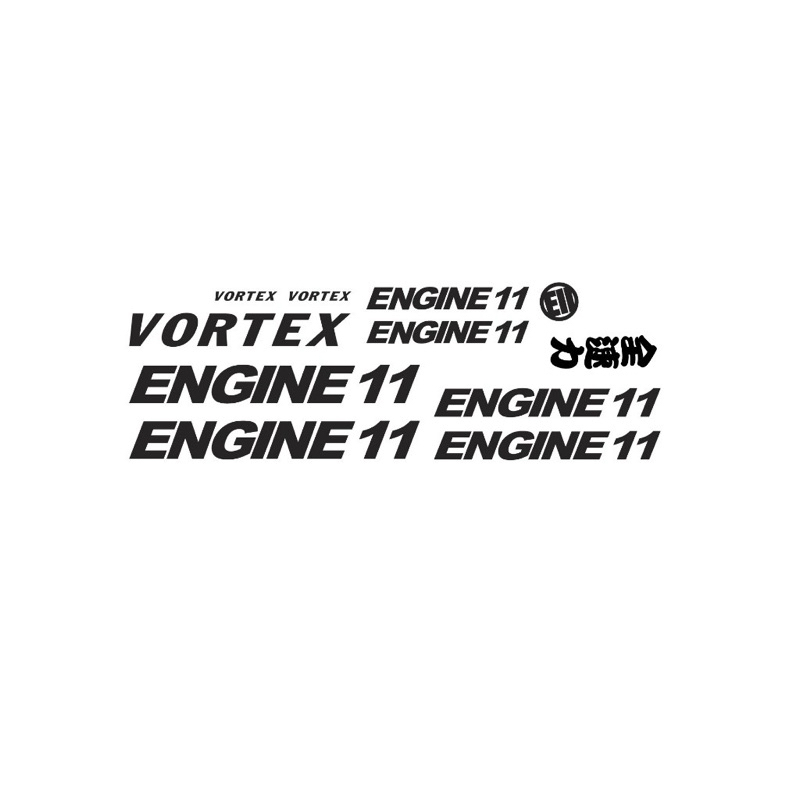 Tem để sơn mẫu Engine11 Votex