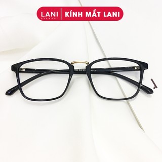 Gọng kính cận nam nữ nhựa dẻo siêu bền dáng vuông nhiều màu LANI 210 lắp mắt cận có độ theo yêu cầu