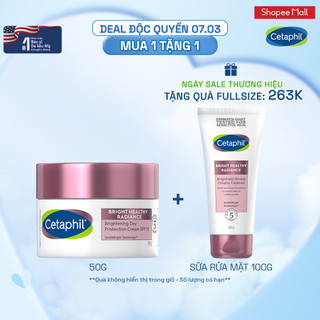 Kem dưỡng ẩm sáng da ban ngày dịu lành cho da nhạy cảm CETAPHIL BRIGHT HEALTHY RADIANCE DAY CREAM