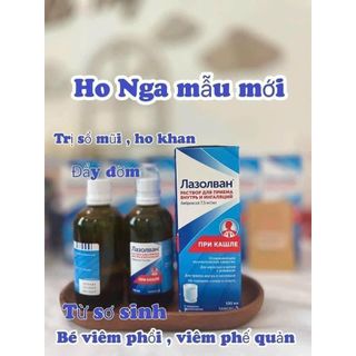 Siro lo.ng đ.ờm Lazolvan Nga 100ml