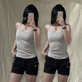 [Ảnh Thật] Áo dây cami 2s ba lỗ basic trơn
