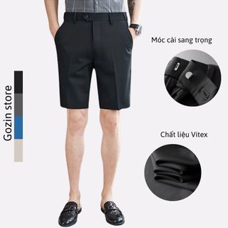 Quần tây âu short nam GOZIN STORE ngắn thời trang cao cấp form đẹp