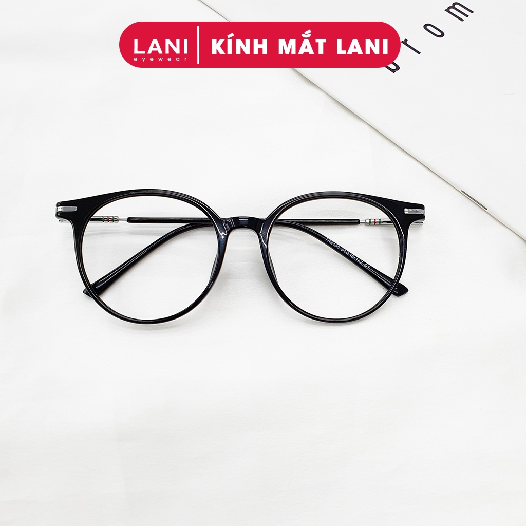 Gọng kính cận nam nữ LANI dáng bầu vintage 2158 - Lắp mắt cận có độ theo yêu cầu