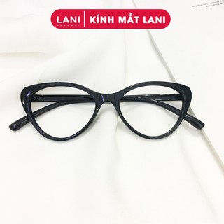Gọng kính cận nữ mắt mèo nhựa dẻo cá tính thời trang Lani 2383 - Mắt kính có độ theo yêu cầu
