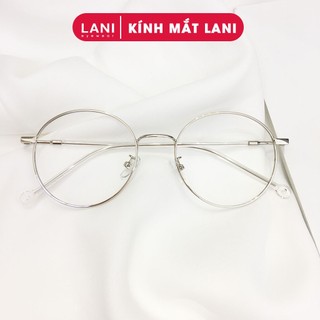 Gọng kính cận nam nữ tròn nhỏ kim loại thanh mảnh ulzzang Lani 2626 - Mắt kính có độ theo yêu cầu