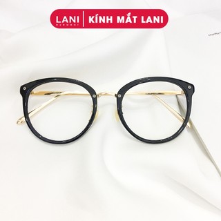 Gọng kính cận LANI 692020 kim loại dáng bầu cá tính thời trang nhận lắp mắt kính có độ theo yêu cầu
