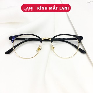 Gọng kính cận nam nữ mắt tròn nhựa dẻo siêu bền dễ đeo LANI 6214 - Mắt kính có độ theo yêu cầu