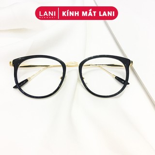 Gọng kính cận nam nữ dáng bầu chất liệu kim loại LANI 9225 - Mắt kính có độ theo yêu cầu