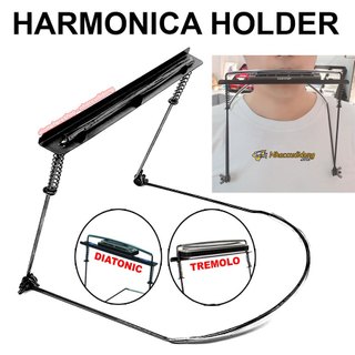 Kẹp giữ kèn harmonica holder tremolo 24 lỗ và diatonic 10 lỗ Có Clip Hướng Dẫn Sử Dụng