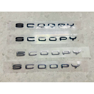 Cặp tem ốp sườn nổi chữ scoopy 2014 2015 2016 2017 2018 2019 2020 2021 2022 mẫu thay thế tem zin, hàng sắc nét bao đẹp