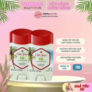 Lăn sáp khử mùi nam, chống ố vàng nách old spice fiji antiperspirant & deodorant 73g - nhập khẩu mỹ