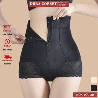 Quần Gen Nịt Bụng DBRA CORSET Định Hình Cạp Cao Kéo Khóa Có Nẹp Chống Cuộn Siết Eo Thon Gọn - GB.25