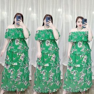 [BIGSIZE] Đầm cột nơ cổ  (60-90KG)