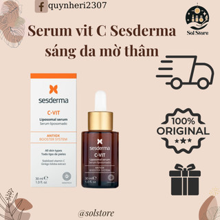 Sesderma c vit liposomal serum - serum chống oxy hóa, làm sáng da mờ thâm