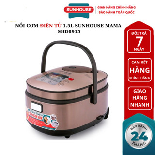NỒI CƠM ĐIỆN TỬ 1.5L SUNHOUSE MAMA SHD8915 - Bảo hành chính hãng 24 tháng