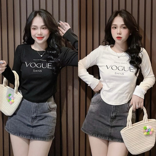 áo thun cổ tròn tay dài in chữ tay DÀI SL