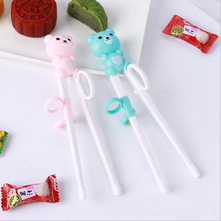 Đũa tập ăn cho bé, đũa tập gắp Xỏ Ngón cho bé tập gắp ( Kèm Hộp Đựng)
