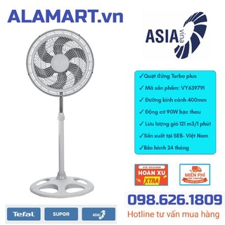 Quạt đứng turbo plus Asia VY639791 90W mát xa động cơ vận hành êm