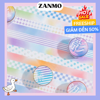Zanmo cuộn băng keo hologram trang trí sổ tay