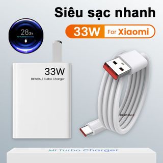 Củ cáp xạc nhanh Xiaomi 33W Quick Charge 3.0
