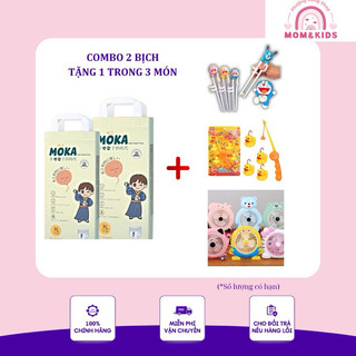 Tã quần, bỉm, tã dán MOKA Nhật Bản cho bé đủ size S/M/L/XL/2XL/3XL/4XL/5XL 50 miếng