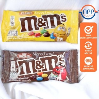 Kẹo socola sữa m&m gói 37g/14.5g