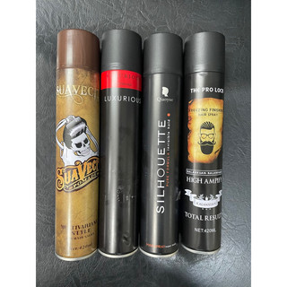 Keo gôm xịt giữ nếp tóc cứng suavecito, luxurious, silhouette, the pro lock