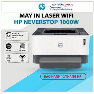[FREESHIP] Máy in HP Neverstop Laser 1000w - Chính hãng mới 100% - Bảo hành 12 tháng Toàn quốc
