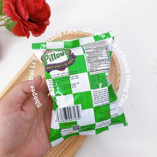 Snack pillows oishi nhân sữa dừa - socola - kem vani , bánh nhân kem oishi