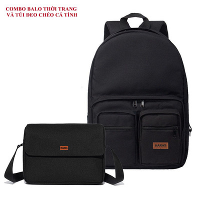 Balo Nam Nữ HARAS Double Backpack HARAS HR346 Và Túi Đeo Chéo Thời Trang HARAS HR334