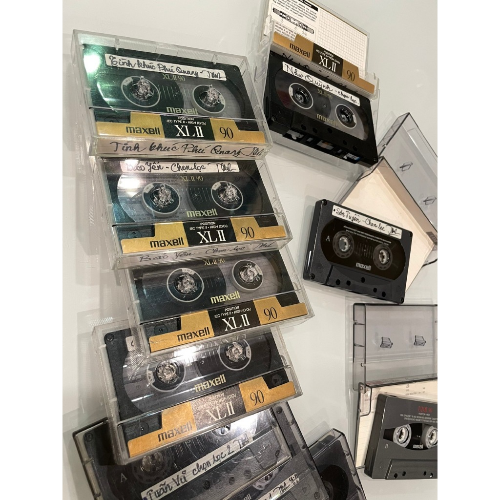 Băng cassette Maxell XLII và UDII-90 đã có chương trình