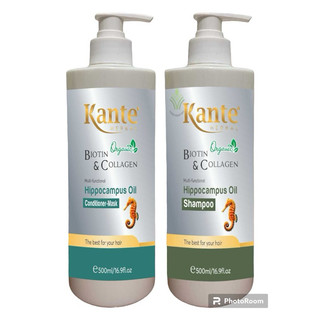 Dầu Gội Xả thảo dược sinh học cá ngựa Kante 500ml-1000ml