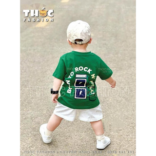 Sét áo thun quần kaki bé trai (kèm mũ)