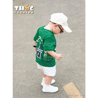 Sét áo thun quần kaki bé trai (kèm mũ)