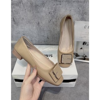 Giày búp bê Nữ đế mềm 2p khuy vuông ( mã A-851 )