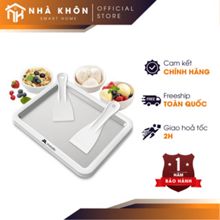 Máy làm kem tại nhà Mocato M605 kem cuộn Thái Lan không dùng điện nhanh chóng, dễ sử dụng