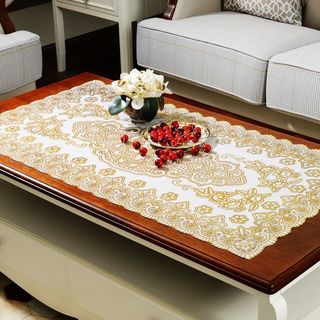 Khăn Trải Bàn Ren Hoạ Tiết Sang Trọng