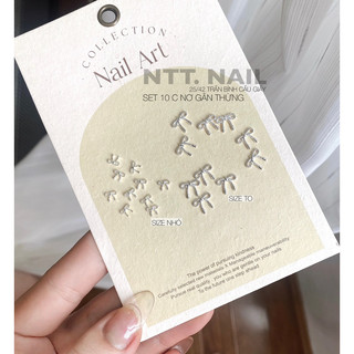 Set nơ gân thừng 10c -phụ kiện nail ntt