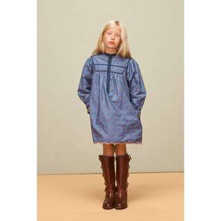 Đầm Zara thêu hoa xinh iu cho bé gái size 11-12Y