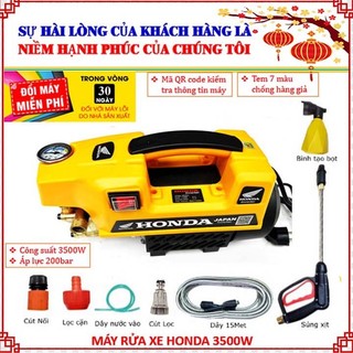 Máy rửa xe gia đình HD 3500W, Máy xịt rửa áp lực cao, giá rẻ chất lượng.