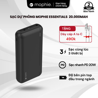 Sạc dự phòng Mophie Powerstation 20,000mAh Power Delivery