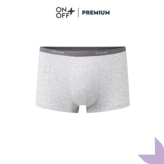 Quần lót nam dáng trunk cotton Mỹ kháng khuẩn nâng đỡ bảo vệ vùng trung tâm ONOFF18UO23A241
