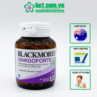 Viên Uống Bổ Não Blackmores Ginkgo Forte 2000mg Lọ 80 Viên