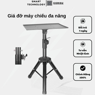 Giá đỡ máy chiếu 3 chân 118E Corisu - Phù hợp nhiều loại máy chiếu, chịu lực tốt chắc chắn