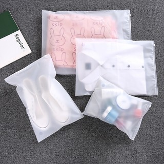 Túi zip lụa mờ có khóa kéo nhiều size